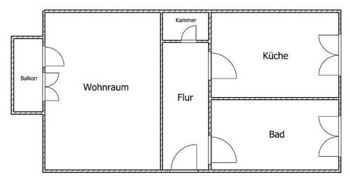 Foto - 1.5 Zimmer Etagenwohnung zur Miete in Düsseldorf