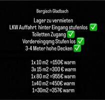 Flexible Lagerfläche 10-500m2 - 150,00 EUR Kaltmiete, in Bergisch Gladbach (PLZ: 51429) Alt-Frankenforst