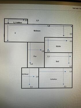 Foto - 3 Zimmer Etagenwohnung zur Miete in Magdeburg