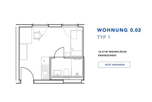 Foto - Etagenwohnung in Erlangen zur Miete