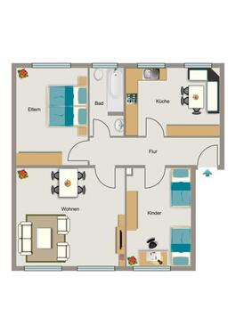 Foto - 3 Zimmer Etagenwohnung zur Miete in Duisburg