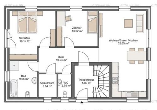Foto - Erstbezug in idyllischer Lage - 12,00&nbsp;EUR Kaltmiete, ca.&nbsp; 90,00&nbsp;m&sup2;