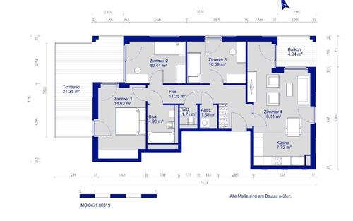 Foto - Schöne 4-Zimmer-EG mit Garten zu vermieten ab 01.12