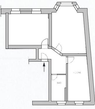 Foto - Etagenwohnung in Guben zur Miete