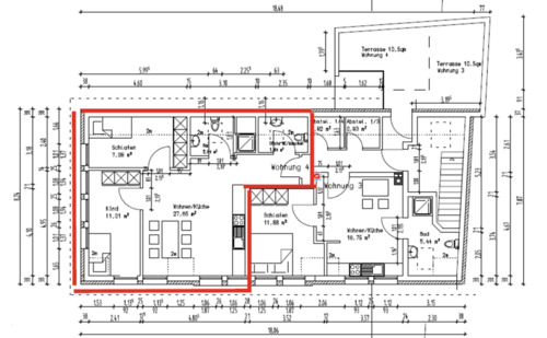 Foto - 3-Zimmer 2 - Obergeschosswohnung
