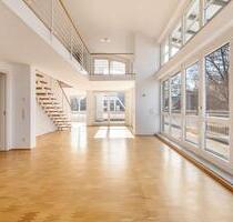 Lichterfülltes Penthouse mit Galerieebene, Terrasse & Lift direkt in die Wohnung - München Giesing