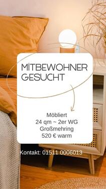 Foto - WG Zimmer in 2er WG - 520,00 EUR Kaltmiete,