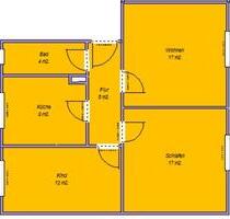 3-Raum-Wohnung mit Option zum 4.Raum, Garten & Kamin möglich - Treuenbrietzen