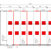 Lagerhalle Produktionshalle zur Miete - Lichtenau