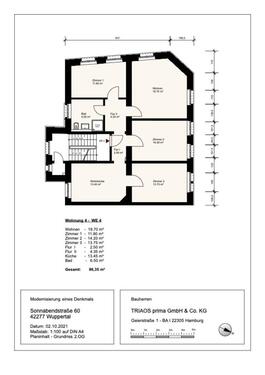 Foto - 4 Zimmer Etagenwohnung zur Miete in Wuppertal