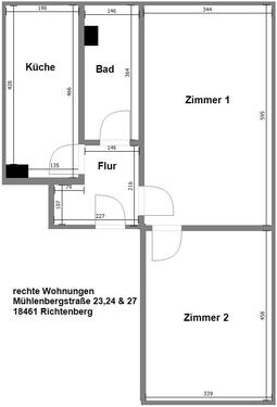Foto - Etagenwohnung zur Miete in Franzburg