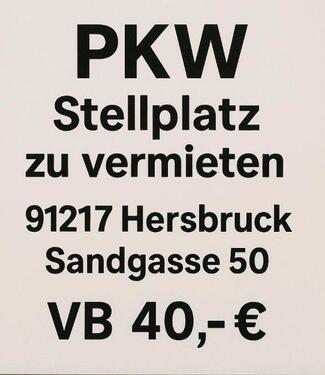 Foto - PKW Stellplatz - 40,00 EUR Miete,