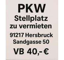 PKW Stellplatz - 40,00 EUR Miete, in Reichenschwand (PLZ: 91244)