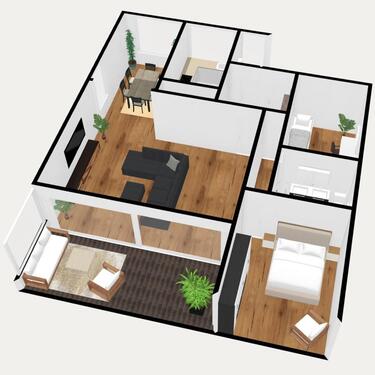 Foto - 3 Zimmer Erdgeschoßwohnung in Isernhagen