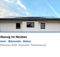 Erstbezug: 4-Zi-Maisonette, 2 Bäder, Stellplatz inklusive - Bad Oeynhausen