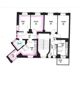 Foto - 2Z-Wohnung mit Wintergarten im Dresdner Hechtviertel Neustadt