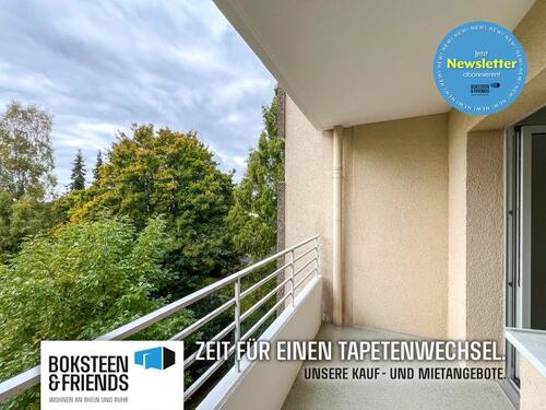 Foto - Frisch sanierte 1,5 -Zimmer-Wohnung, Balkon mit Blick ins Grüne!