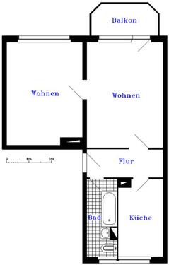 Foto - 2 Zimmer Etagenwohnung zur Miete in Ebeleben