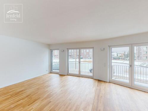 Foto - Wohnen in Hamburg-Jenfeld! 2-Zimmer Neubauwohnung mit Echtholzparkett