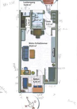 Foto - Etagenwohnung zur Miete in Weilheim in Oberbayern
