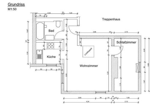 Foto - 2-Raum-Wohnung mit EBK in der Westvorstadt