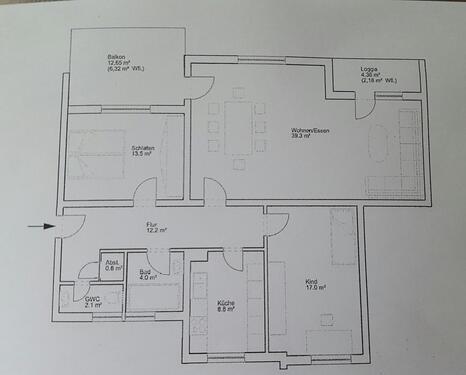 Foto - 3 Zimmer Etagenwohnung zum Kaufen in Wolfsburg