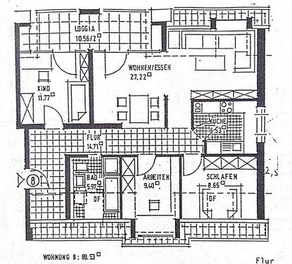 Foto - Helle Dachgeschosswohnung mit ca. 90 m2 in Gifhorn-Süd