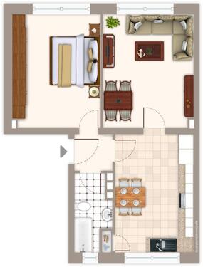 Foto - 2 Zimmer Etagenwohnung zur Miete in Mönchengladbach