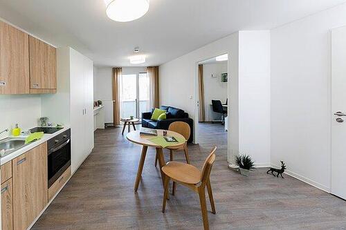 Foto - Möbliertes 2-Zimmer-Apartment (40 m²) im Campus Village Neu-Ulm