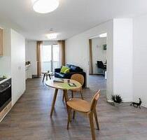 Möbliertes 2-Zimmer-Apartment (40 m²) im Campus Village Neu-Ulm Möbliertes 2-Zimmer-Apartment (40 m²) im Campus Village Neu-Ulm