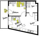 Foto - 2 Zimmer Etagenwohnung zur Miete in Neu-Ulm
