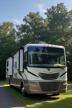 Foto - Stellplatz Campingwagen, Wohnwagen, Boot, Camper, Baumaschinen