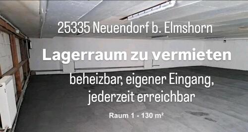Foto - Lagerraum 130 m² zu vermieten - 4,00 EUR Kaltmiete,
