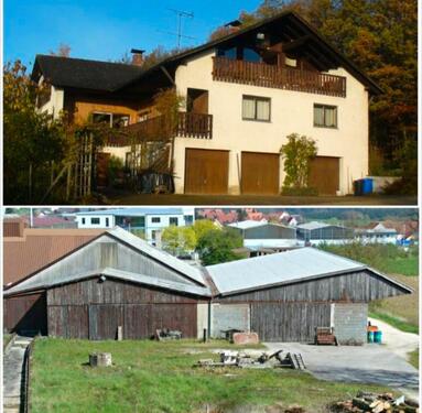 Foto - Gewerbeobjekt Halle mit Wohnhaus