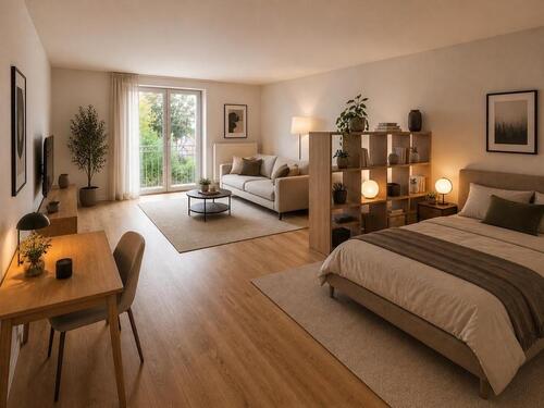 Foto - Helle, möblierte 1,5 Zimmer Wohnung