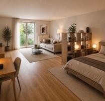 Helle, möblierte 1,5 Zimmer Wohnung - Biberach an der Riß