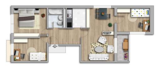 Foto - Etagenwohnung zur Miete in Halle (Saale)