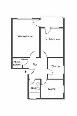 Foto - 3-Zimmer Wohnung mit Balkon, Garage in Metzingen, provisionsfrei