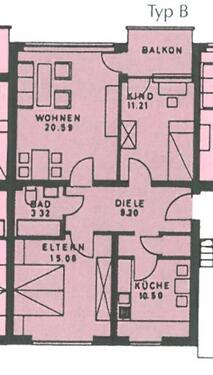 Foto - Frisch renovierte 3-Zimmer-Wohnung in Münster-Coerde zu vermieten