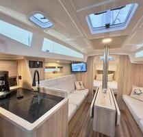 Hausboot, Ferienwohnung Fehmarn, Meerblick, Ostsee Segelyacht Nui