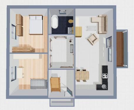 Foto - 3 Zimmer Wohnung Eichenzell - 630,00&nbsp;EUR Kaltmiete, ca.&nbsp; 78,00&nbsp;m&sup2;