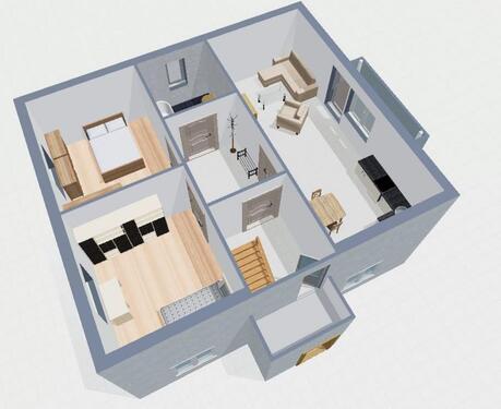 Foto - 3 Zimmer Dachgeschoßwohnung zur Miete in Eichenzell