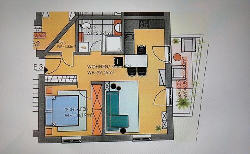 Foto - 2 Zimmer Dachgeschoßwohnung zur Miete in Altdorf