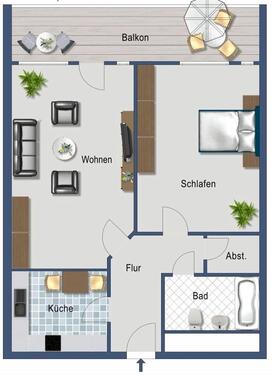 Foto - Etagenwohnung in Erkrath zur Miete
