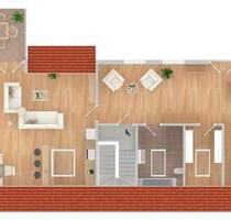 Hochwertige Penthousewohn. mit Dachterrasse-Traumblick, EB-Küche - Bad Breisig