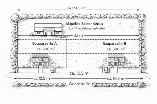 Foto - 6 Zimmer Mehrfamilienhaus, Wohnhaus zum Kaufen in Meerbusch