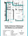 Foto - Helle 2-Zimmer-Wohnung mit Balkon zu vermieten