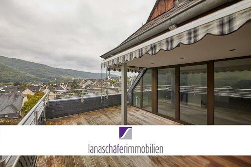 Foto - Bernkastel-Kues: Maisonette-Wohnung mit Dachterrasse und Burgblick