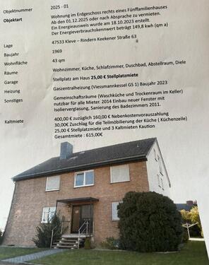 Foto - Etagenwohnung in Kleve
