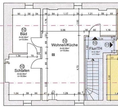 Foto - 1-Zimmer-Wohnung ca. 31,5 m² in Gollma zu vermieten